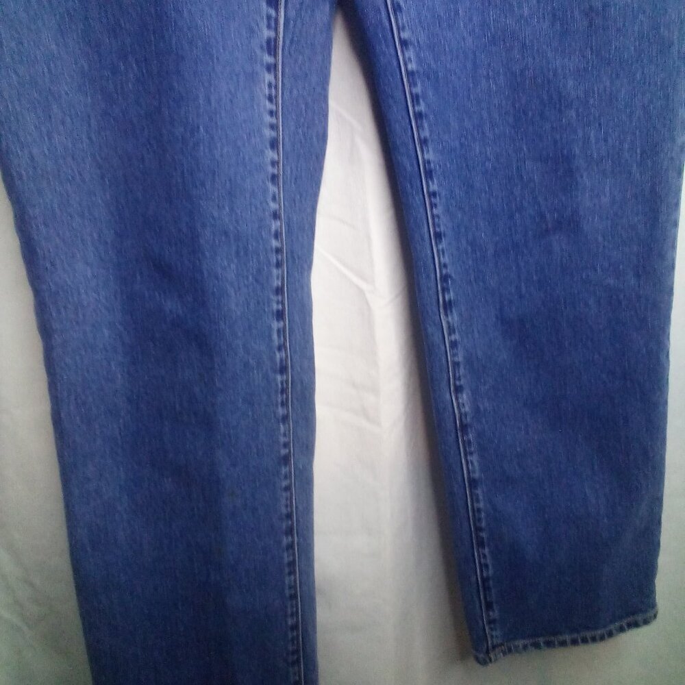 Lands' End Jeans 10 Women High Rise Straight Blue - Picture 10 of 15